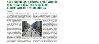 LABORATORIO DI SOLIDARIETà IN UN BENE CONFISCATO ALLA 'NDRANGHETA